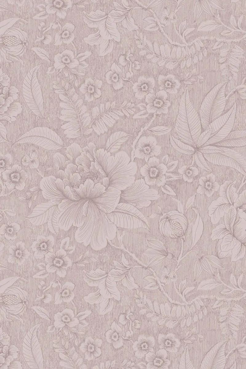 Pip Studio Vliestapete|Casa dei Fiori Vliestapete Hellmauve