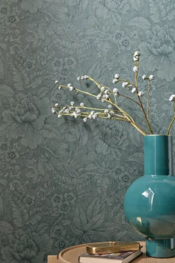 Pip Studio Vliestapete|Casa dei Fiori Vliestapete Dunkelgrün
