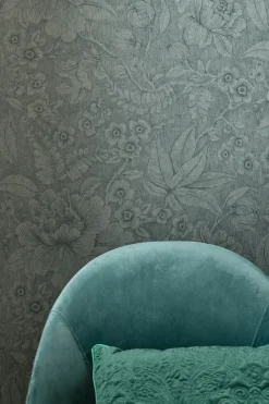 Pip Studio Vliestapete|Casa dei Fiori Vliestapete Dunkelgrün