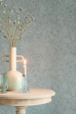 Pip Studio Vliestapete|Casa dei Fiori Vliestapete Hellgrün