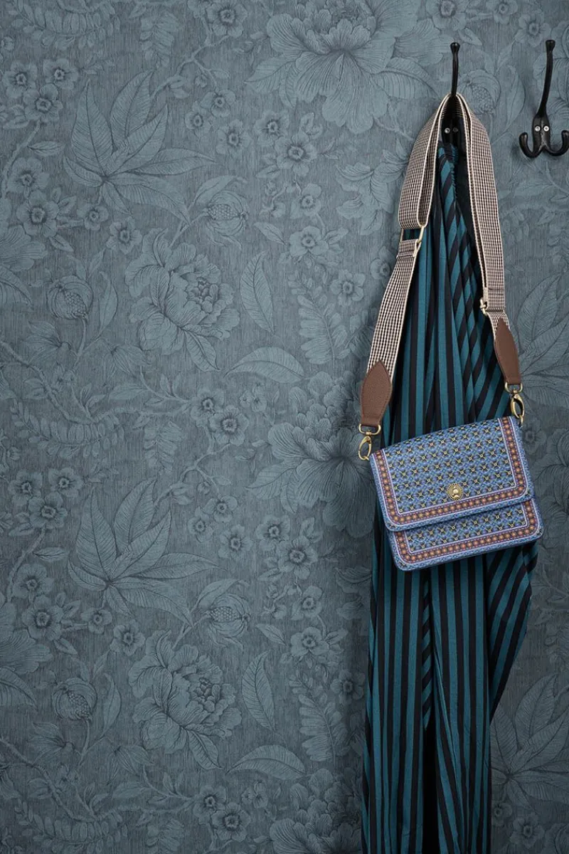 Pip Studio Vliestapete|Casa dei Fiori Vliestapete Denim Blau