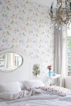 Pip Studio Vliestapete|Early Bird Vliestapete Gebrochen Weiss