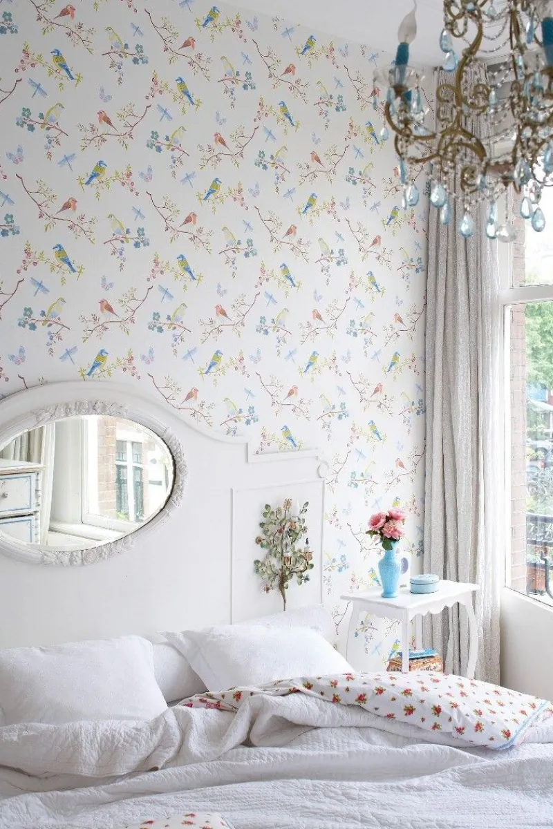Pip Studio Vliestapete|Early Bird Vliestapete Gebrochen Weiss