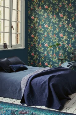 Pip Studio Vliestapete|Floris Vliestapete Dunkel Blau