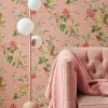 Pip Studio Vliestapete|Floris Vliestapete Rosa