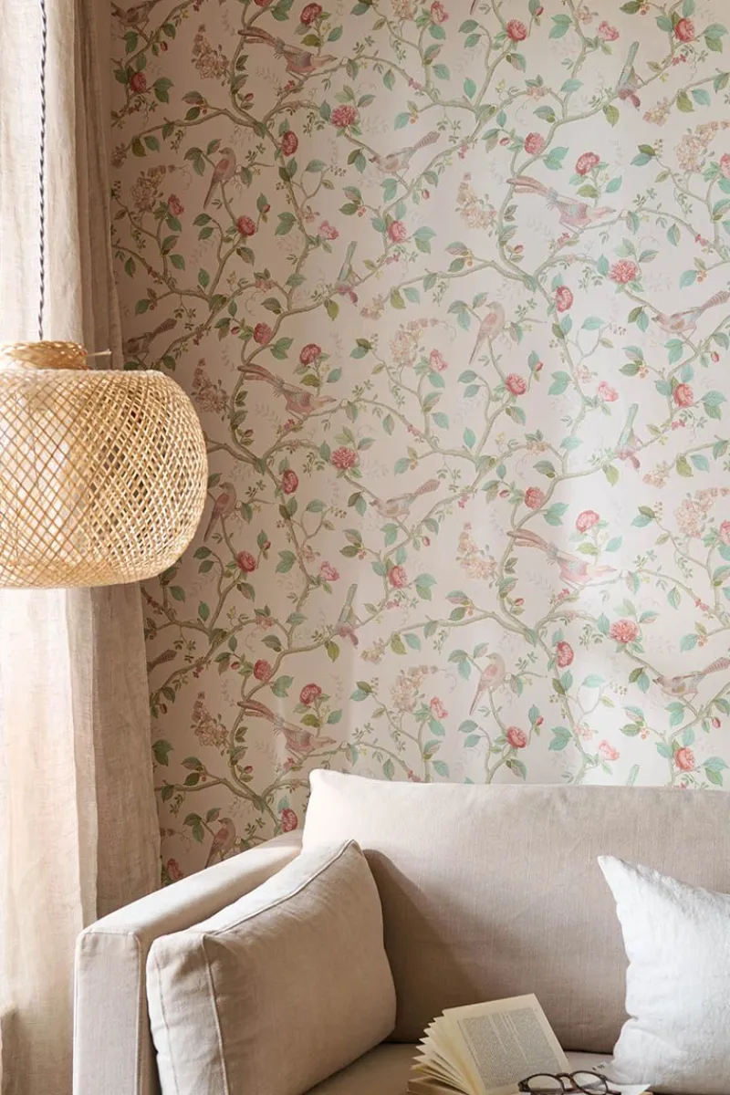 Pip Studio Vliestapete|Good Nightingale Vliestapete Gebrochen Weiss Weiß
