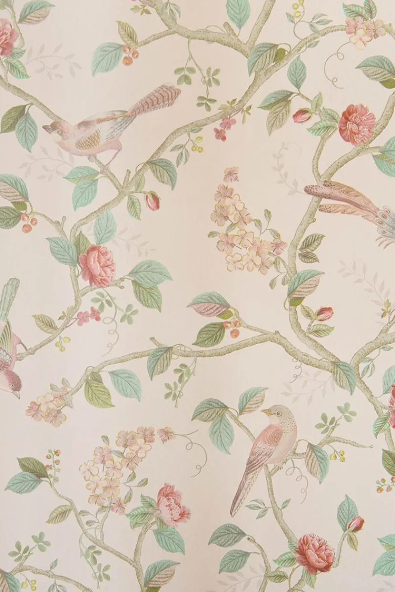Pip Studio Vliestapete|Good Nightingale Vliestapete Gebrochen Weiss Weiß