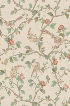 Pip Studio Vliestapete|Good Nightingale Vliestapete Gebrochen Weiss Weiß