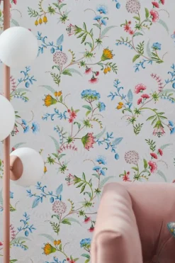 Pip Studio Vliestapete|La Majorelle Vliestapete Weiss Weiß