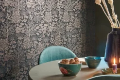 Pip Studio Vliestapete|Origami Tree Vliestapete Dunkel/Roségold Blau