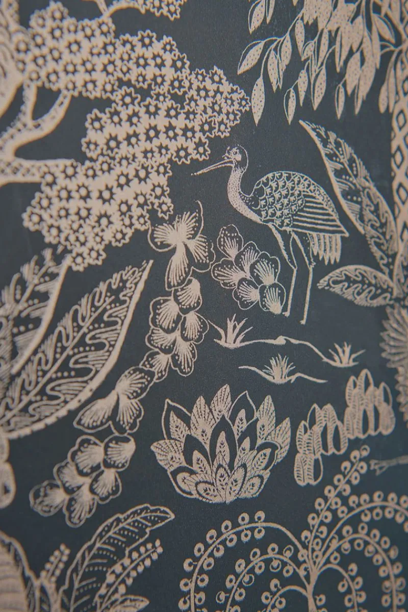 Pip Studio Vliestapete|Origami Tree Vliestapete Dunkel/Roségold Blau
