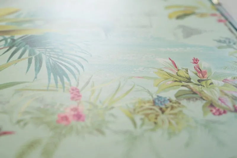 Pip Studio Vliestapete|Palm Scene Vliestapete Grün