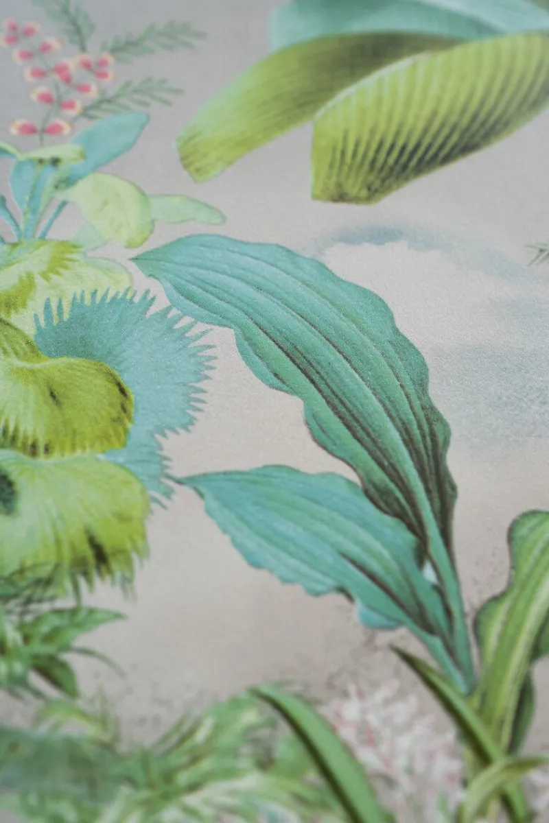 Pip Studio Vliestapete|Palm Scene Vliestapete Grau