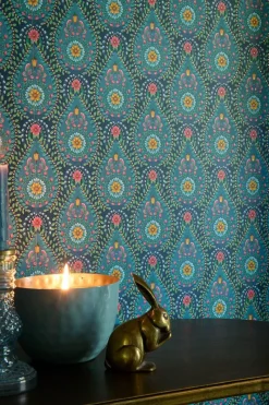 Pip Studio Vliestapete|Raindrops Vliestapete Dunkel Blau