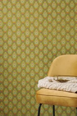 Pip Studio Vliestapete|Raindrops Vliestapete /Ocre Gelb