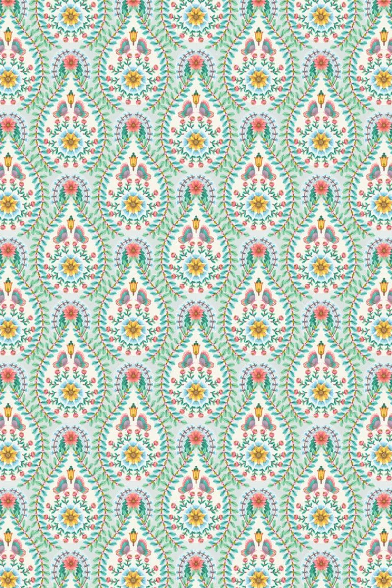 Pip Studio Vliestapete|Raindrops Vliestapete Weiss Weiß