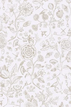 Pip Studio Vliestapete|Spring to Life Two Tone Vliestapete Ecru