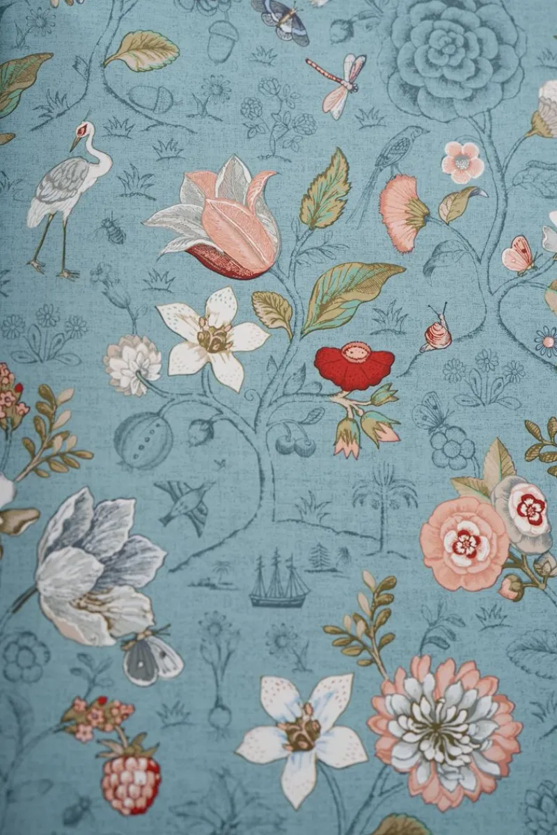 Pip Studio Vliestapete|Spring to Life Vliestapete Meeres Blau