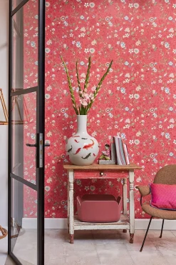 Pip Studio Vliestapete|Spring to Life Vliestapete /Rosa Rot