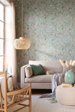 Pip Studio Vliestapete|Tokyo Blossom Vliestapete Jade Grün
