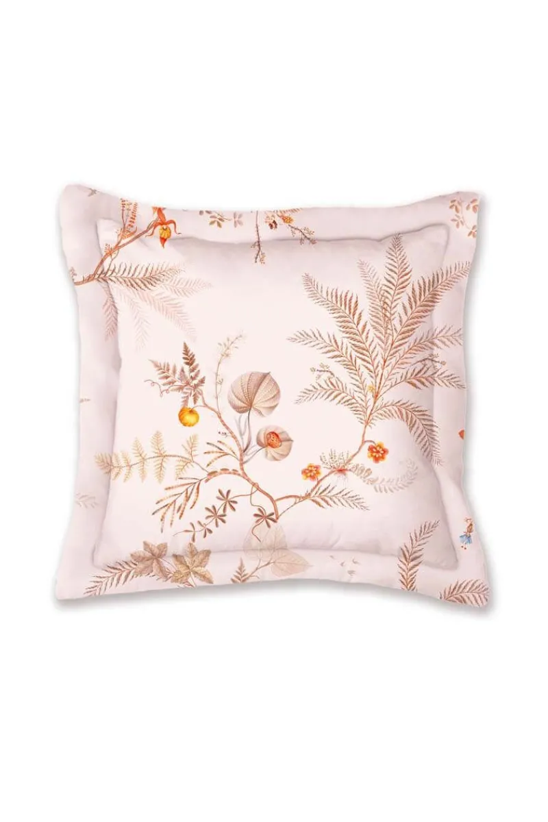 Pip Studio Zierkissen|Bettkissen|Quadratisches Zierkissen Salento Gebrochen Weiss