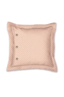Pip Studio Zierkissen|Bettkissen|Quadratisches Zierkissen Salento Gebrochen Weiss