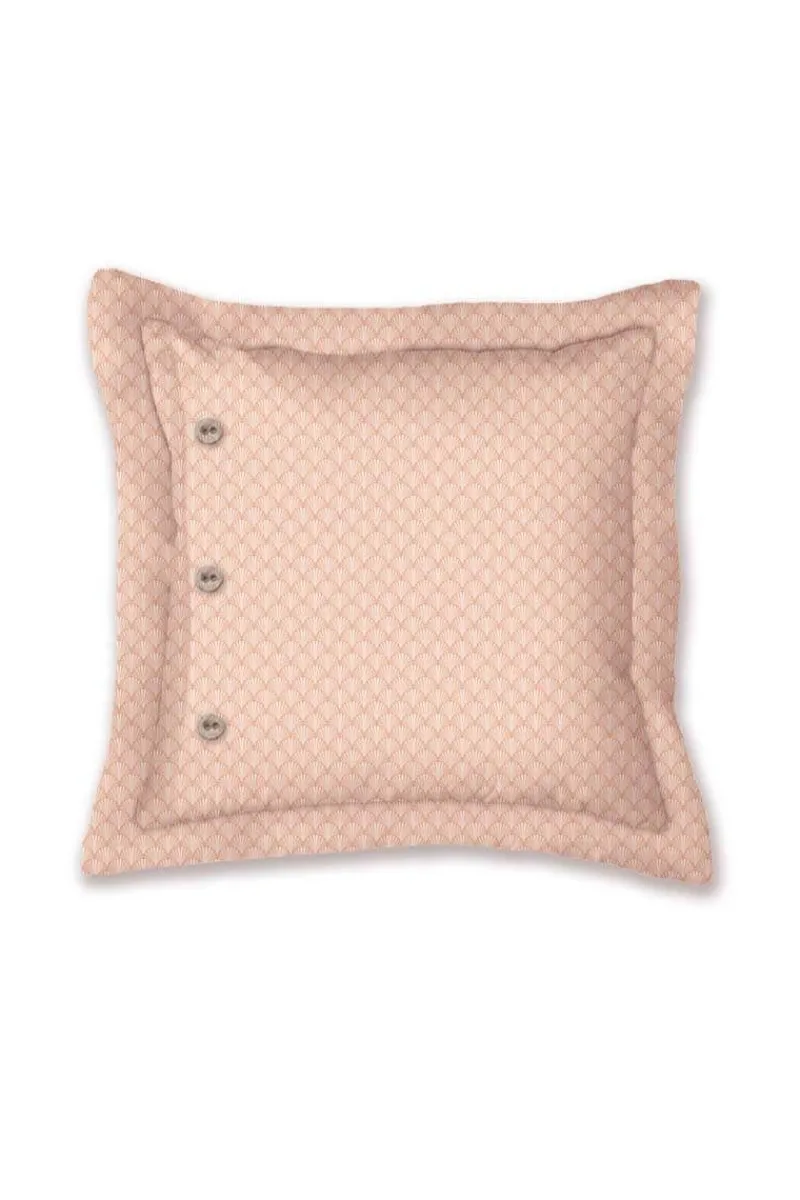 Pip Studio Zierkissen|Bettkissen|Quadratisches Zierkissen Salento Gebrochen Weiss
