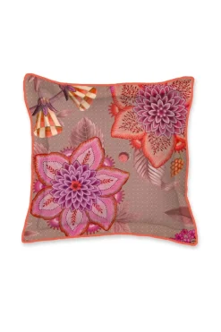 Pip Studio Bettkissen|Quadratisches Zierkissen Viva La Vida Rosa