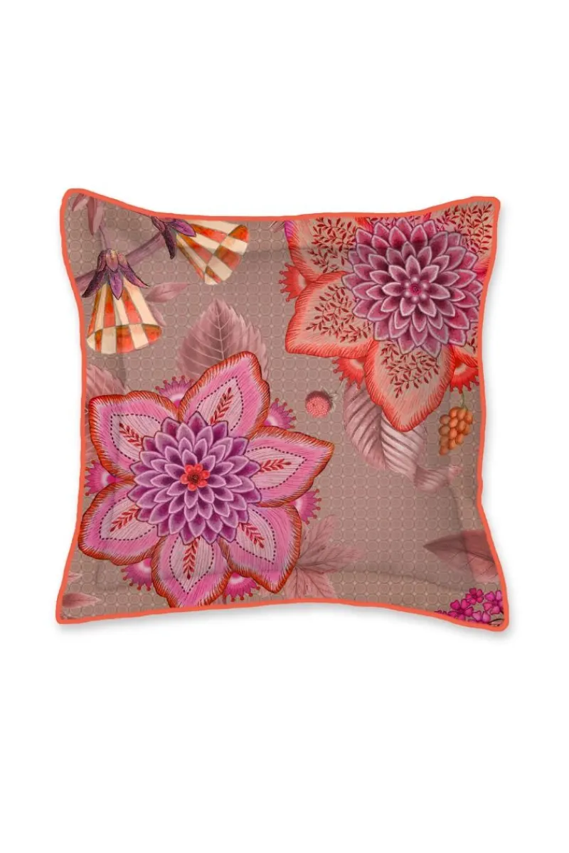 Pip Studio Bettkissen|Quadratisches Zierkissen Viva La Vida Rosa