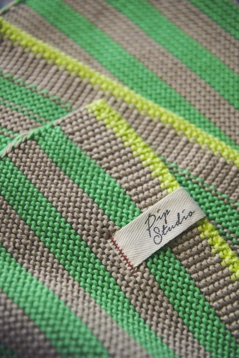 Pip Studio Plaids Und Quilts|Plaids Und Quilts|Quilt Bonsoir Stripe Grün