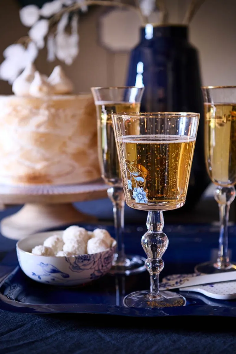 Pip Studio Wein- Und Sektgläser|Royal Golden Flower weinglas hoch