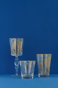 Pip Studio Longdrinkgläser|Wasserglas|Royal Longdrinkglas Golden Flower