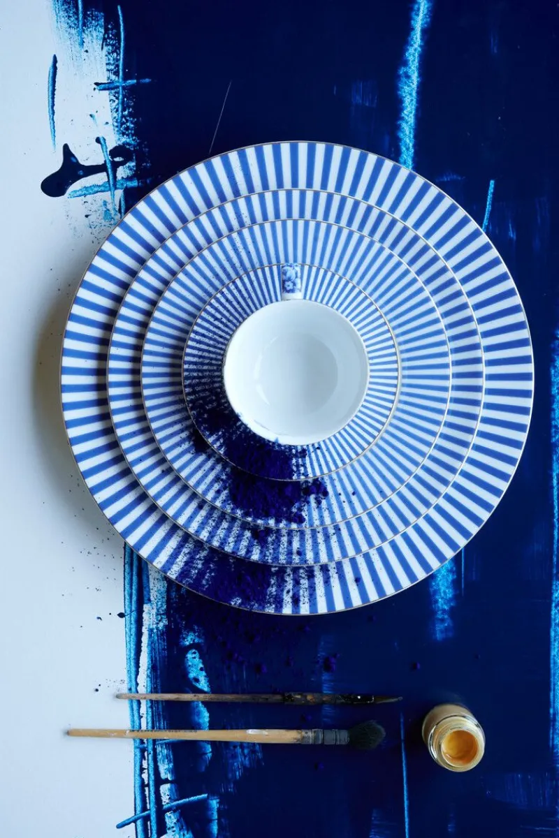 Pip Studio Essteller|Royal Stripes Essteller 26.5 cm Blau