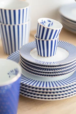 Pip Studio Essteller|Royal Stripes Essteller 26.5 cm Blau