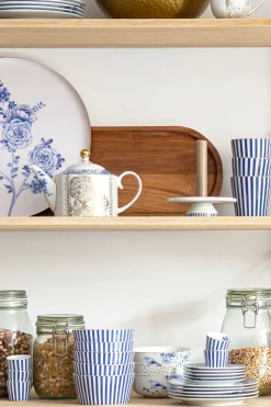 Pip Studio Essteller|Royal Stripes Essteller 26.5 cm Blau