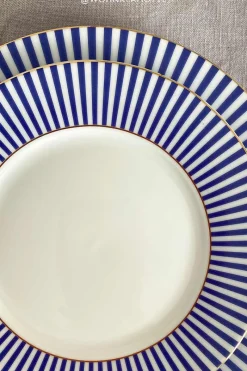 Pip Studio Gebäckteller|Royal Stripes Gebäckteller 17 cm Blau