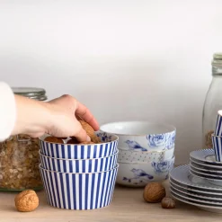 Pip Studio Schalen|Royal Stripes Schale 12 cm Blau