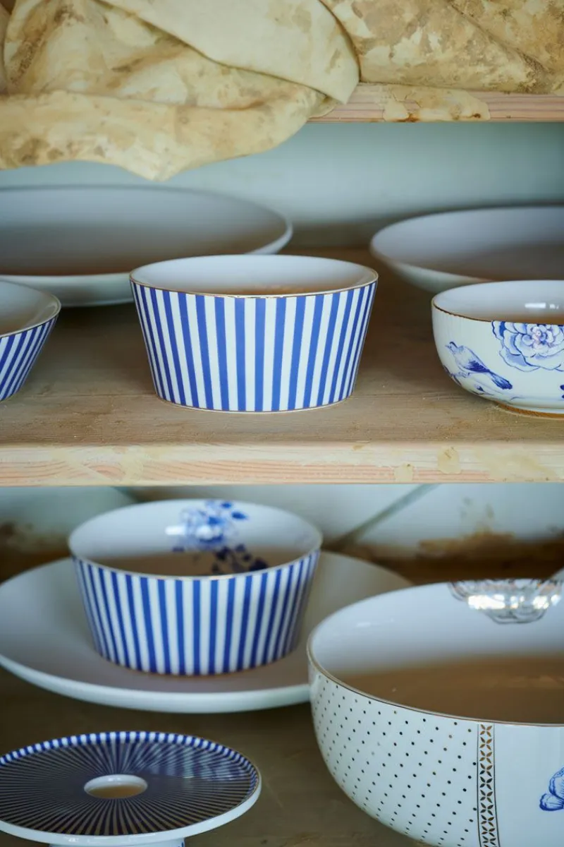 Pip Studio Schalen|Royal Stripes Schale 15 cm Blau