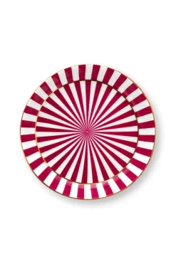 Pip Studio Porzellan Sets|Teetassen|Royal Stripes Tasse Fliesen & Teebeutelablage Rosa