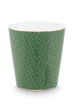 Pip Studio Porzellan Sets|Teetassen|Royal Stripes Tasse Fliesen & Teebeutelablage Grün