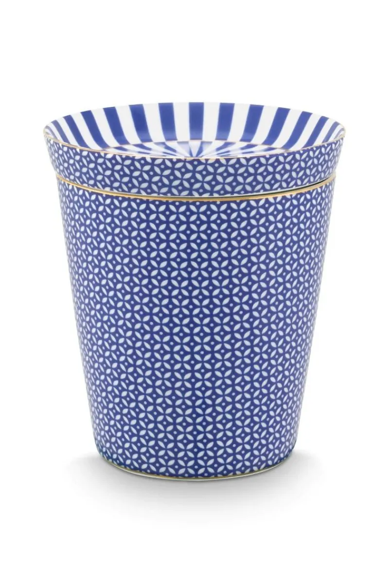 Pip Studio Porzellan Sets|Teetassen|Royal Stripes Tasse Fliesen & Teebeutelablage Blau