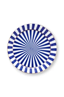 Pip Studio Porzellan Sets|Teetassen|Royal Stripes Tasse Fliesen & Teebeutelablage Blau