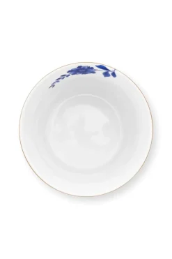 Pip Studio Porzellan Sets|Teetassen|Royal Stripes Tasse Punkte & Teebeutelablage Blau