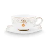 Pip Studio Weihnachten|Cappuccino Tasse|Royal Winter White Cappuccino Tasse & Untertasse