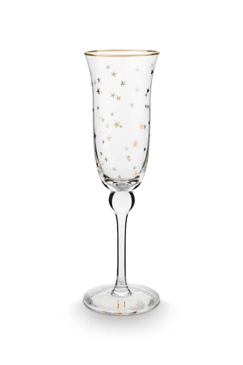 Pip Studio Weihnachten|Wein- Und Sektgläser|Royal Winter White Champagnerglas