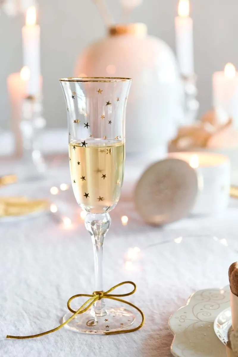 Pip Studio Weihnachten|Wein- Und Sektgläser|Royal Winter White Champagnerglas