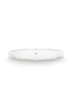 Pip Studio Weihnachten|Servierschalen|Royal Winter White Oval Servierschale 40cm