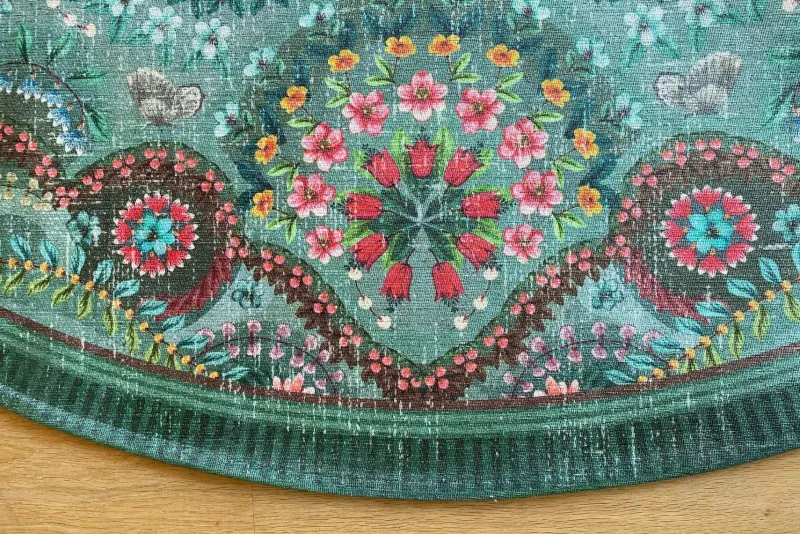 Pip Studio Runde Teppiche|Runde Teppich Moon Delight by Pip Grün