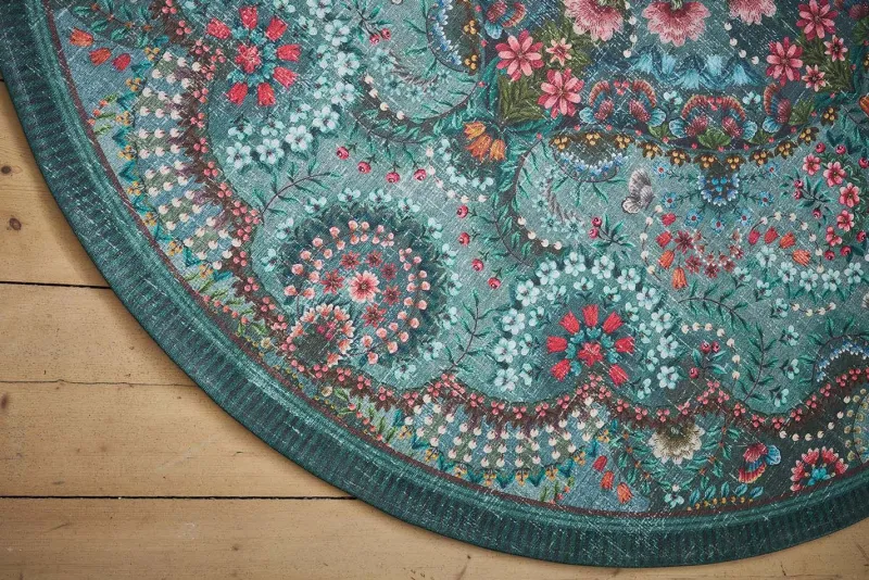 Pip Studio Runde Teppiche|Runde Teppich Moon Delight by Pip Grün