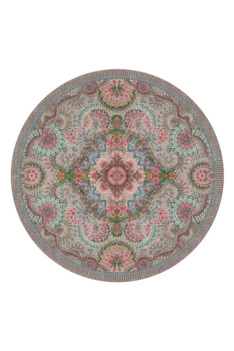 Pip Studio Runde Teppiche|Runde Teppich Moon Delight by Pip Pastell Khaki
